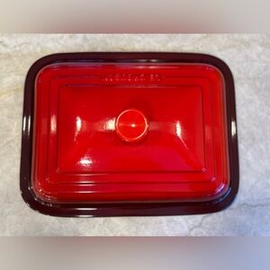 **LID ONLY** . Le Creuset stoneware casserole lid in excellent condition